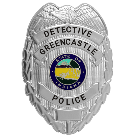[GRNCPD-FLX296-DET] Greencastle PD Detective Flex Badge